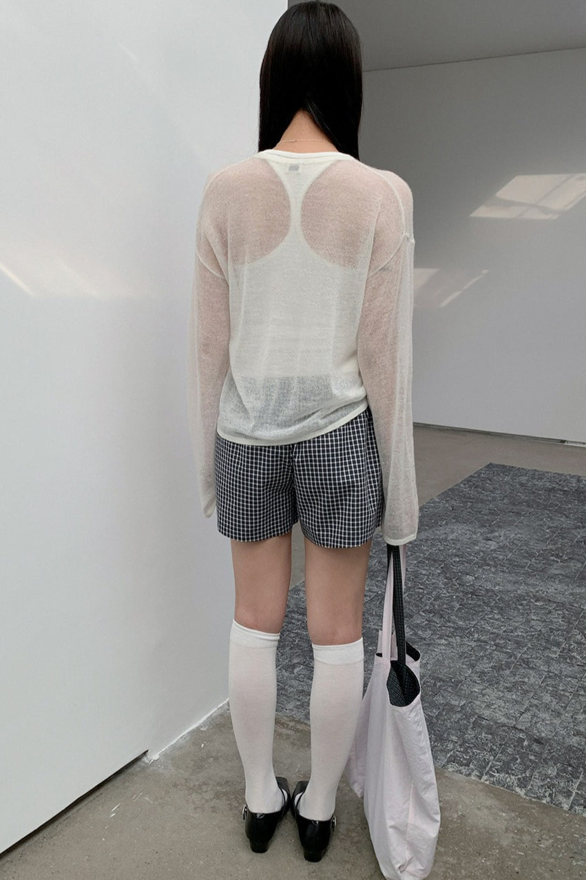 SEE THROUGH SUMMER KNIT 2298