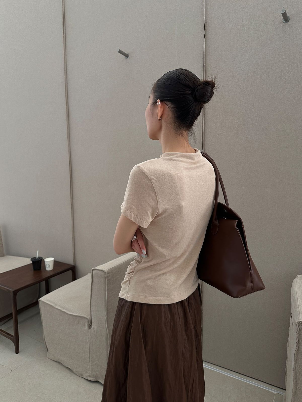 MINIMAL MOCK NECK TOP 2484