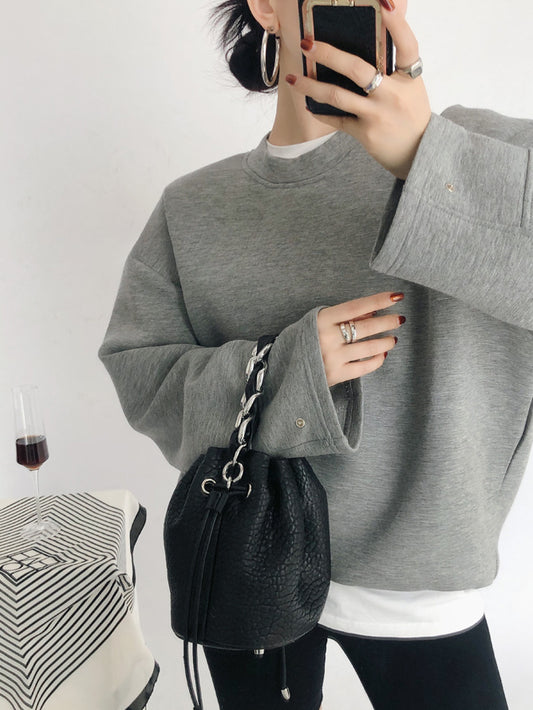 SLEEVE DESIGN 2WAY PULLOVER 1479