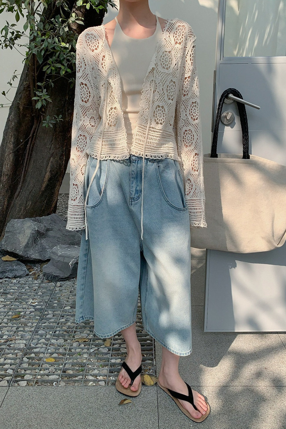 CROCHET LACE CARDIGAN 2315