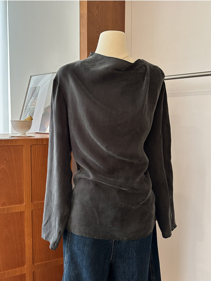 NUANCE DRAPE BLOUSE 2473