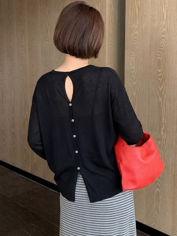バックボタンヘルシートップス 2411