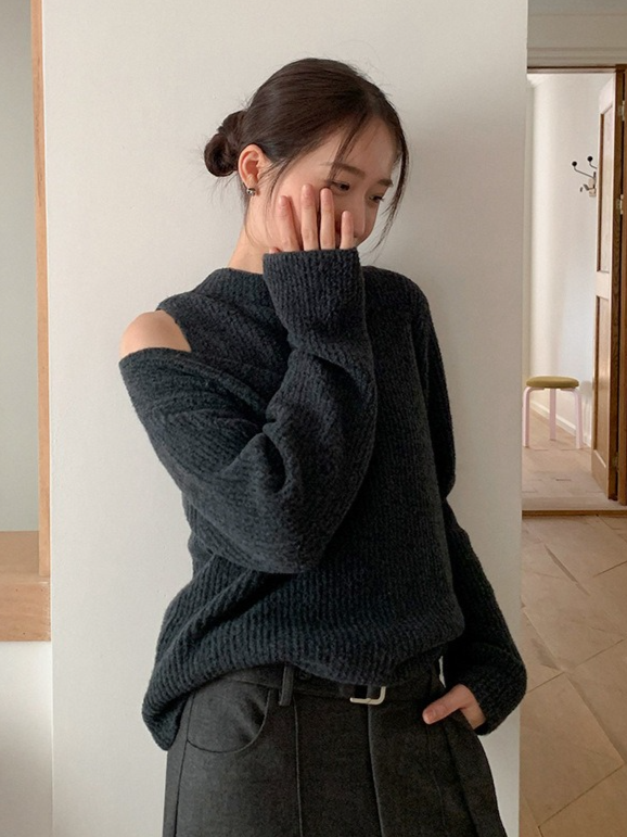 レイヤードプチハイネックニット 2210