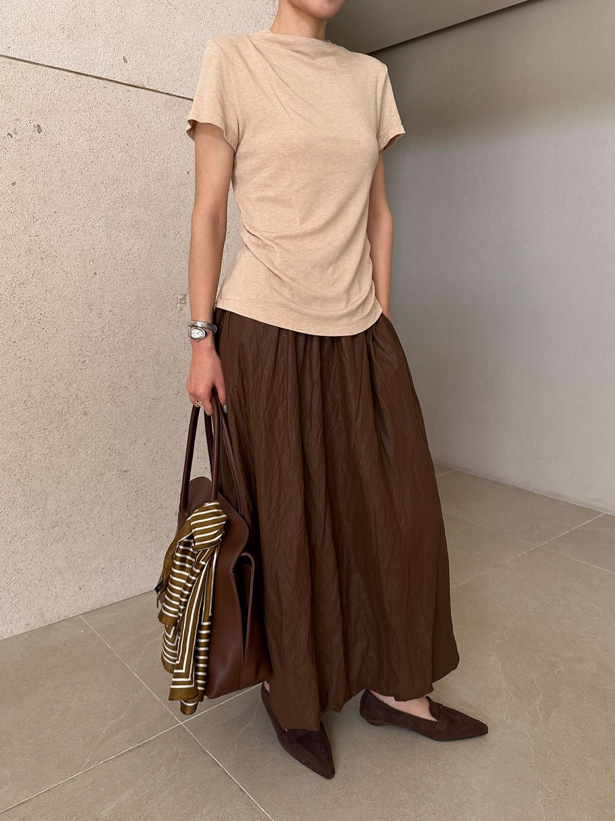 MINIMAL MOCK NECK TOP 2484