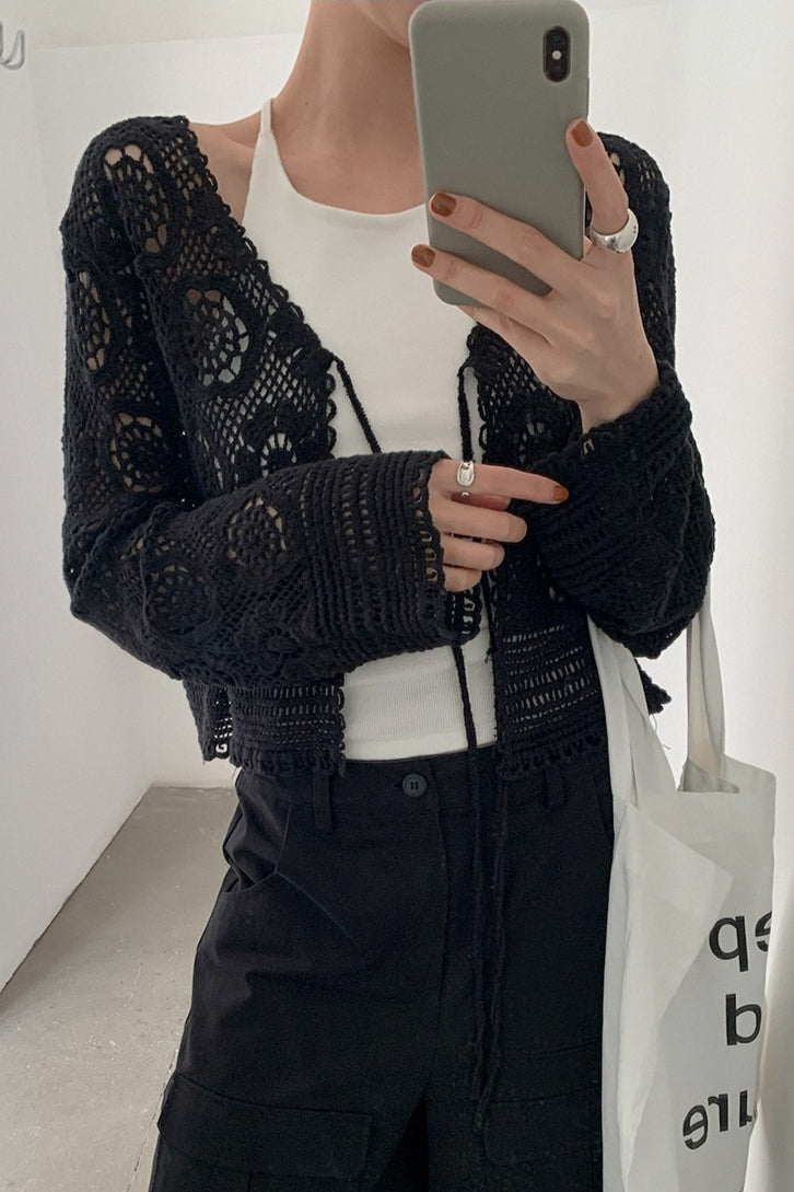 CROCHET LACE CARDIGAN 2315