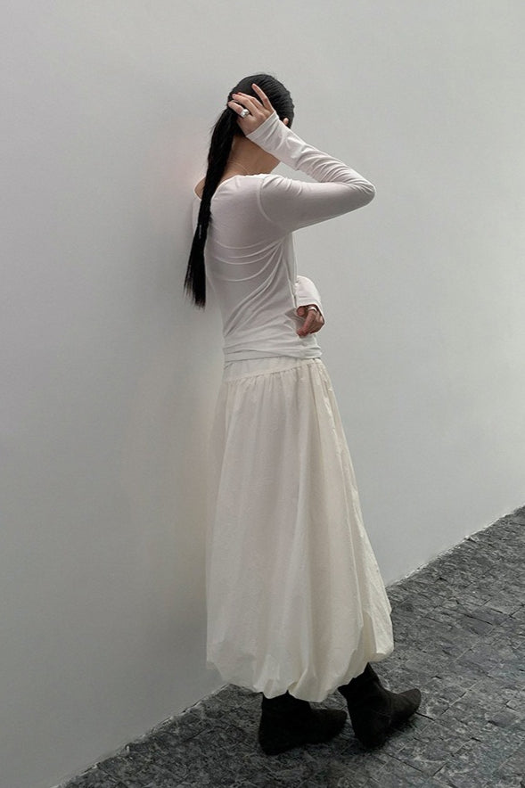 GATHER PUFF SKIRT 2300
