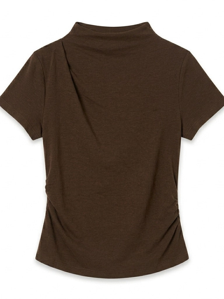 MINIMAL MOCK NECK TOP 2484