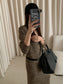 MIXED KNIT TUBE & CARDIGAN 2468
