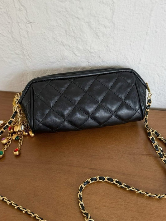 CHAIN QUILT MINI BAG 2497