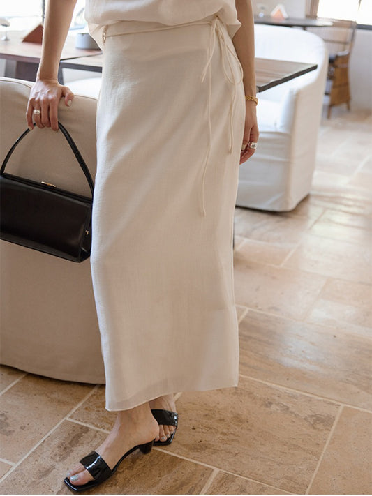 SHEER NUANCE I-LINE SKIRT 2389