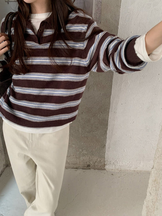 RETRO POLO SWEATER 2449