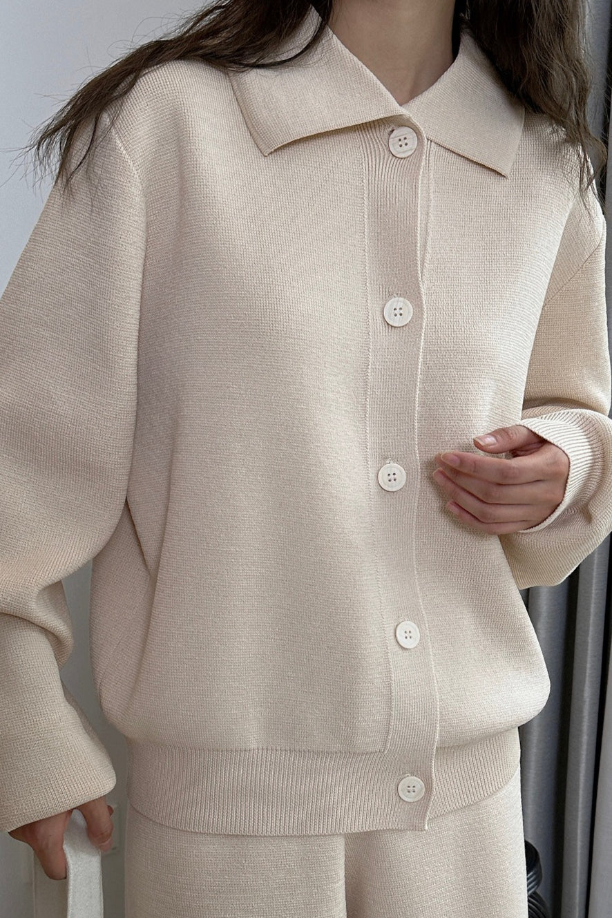 スタンダードカラーニットカーディガン(SETUP) 2249