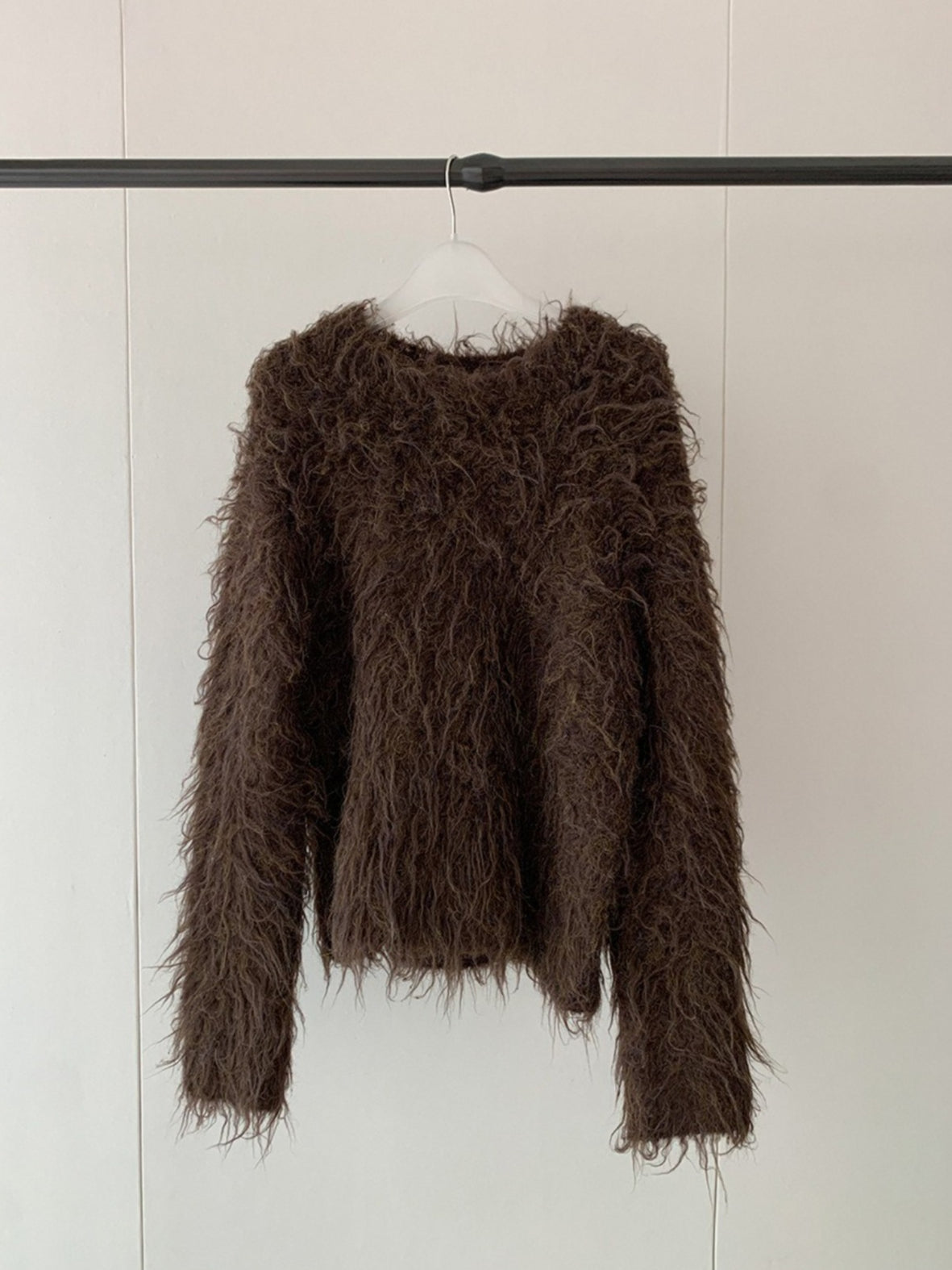 SHAGGY CREW KNIT 2499