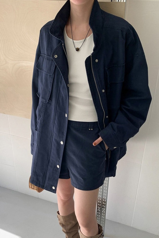 STAND COLLAR WORK JACKET 2301