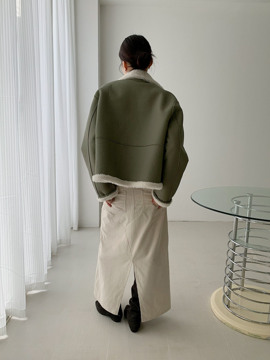 フェイクムートンジャケット 2203