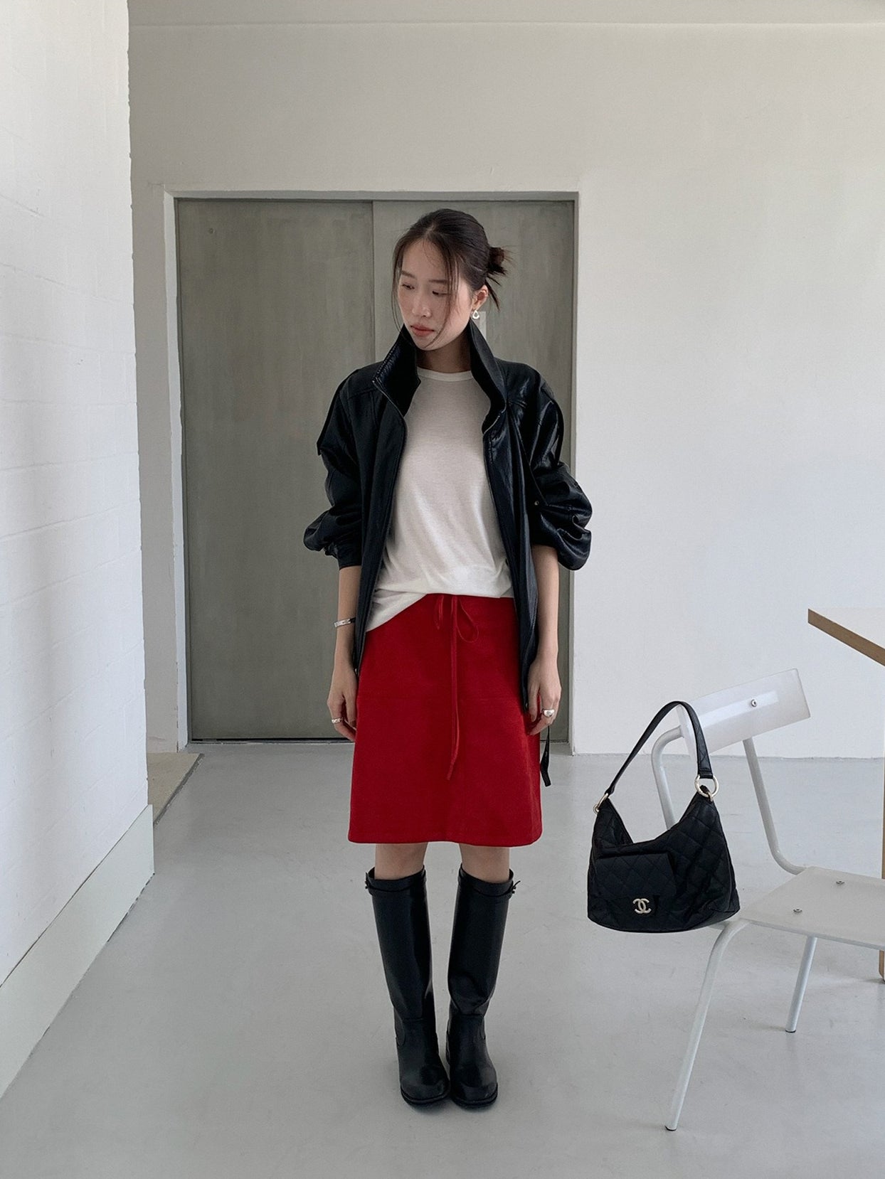 SUEDE MIDI SKIRT 2460