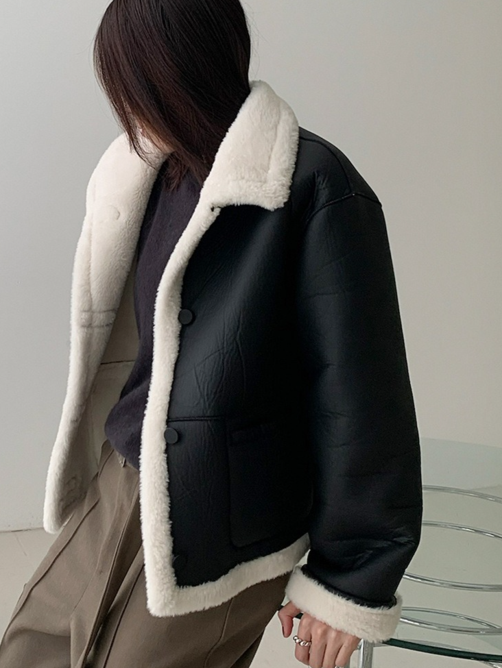 フェイクムートンジャケット 2203