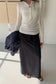 WRAP DETAIL LONG SKIRT 2308
