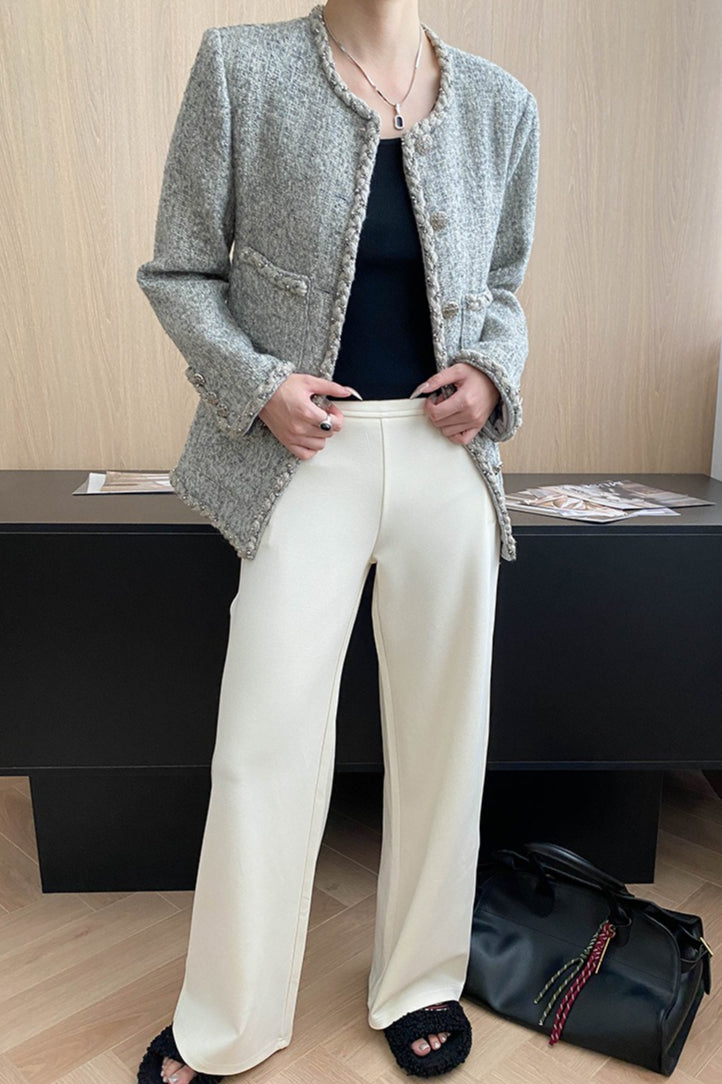 ツイードノーカラージャケット 2259 – gypsophila