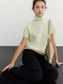 HALF-SLEEVE TURTLENECK KNIT 2126