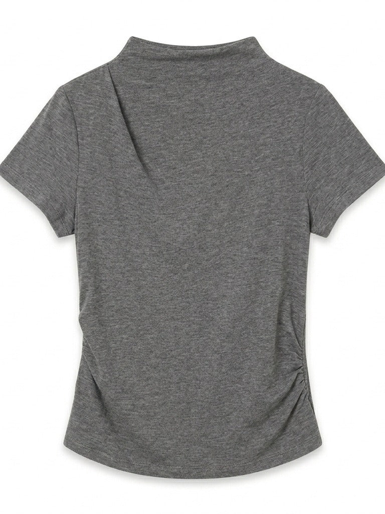 MINIMAL MOCK NECK TOP 2484