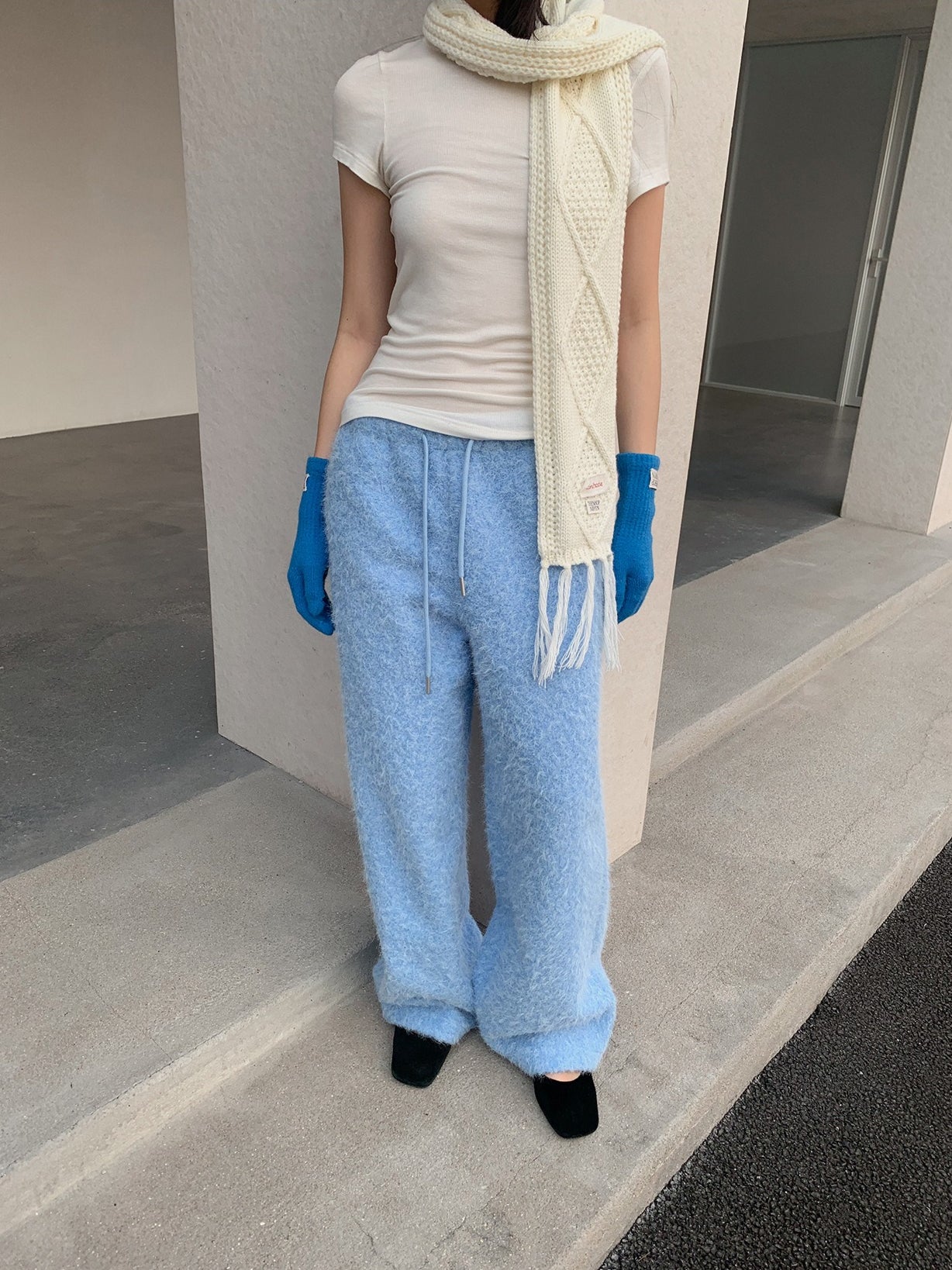 PRESSED WOOL PANTS 2520