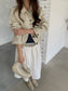 VEGAN LEATHER COCOON JACKET 2459