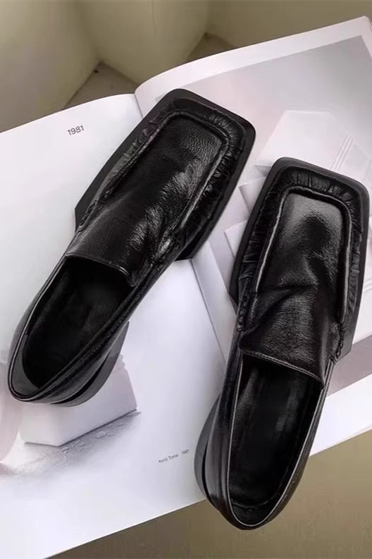 スクエアトゥローファー 2276