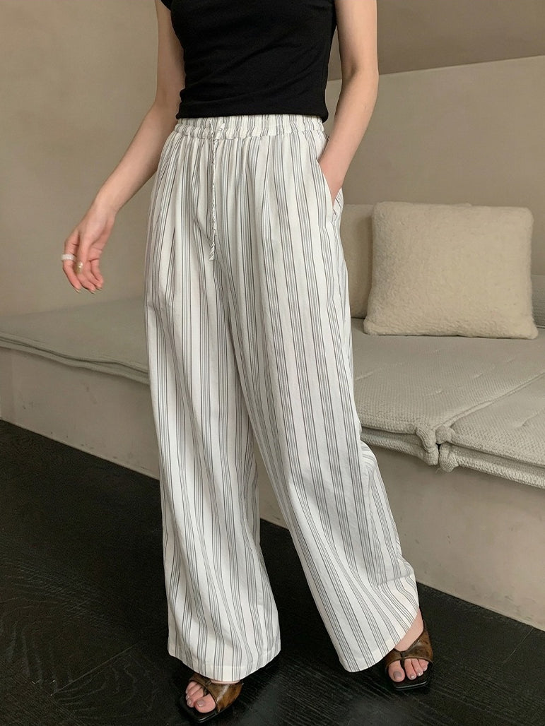 ストライプストレートパンツ 2412