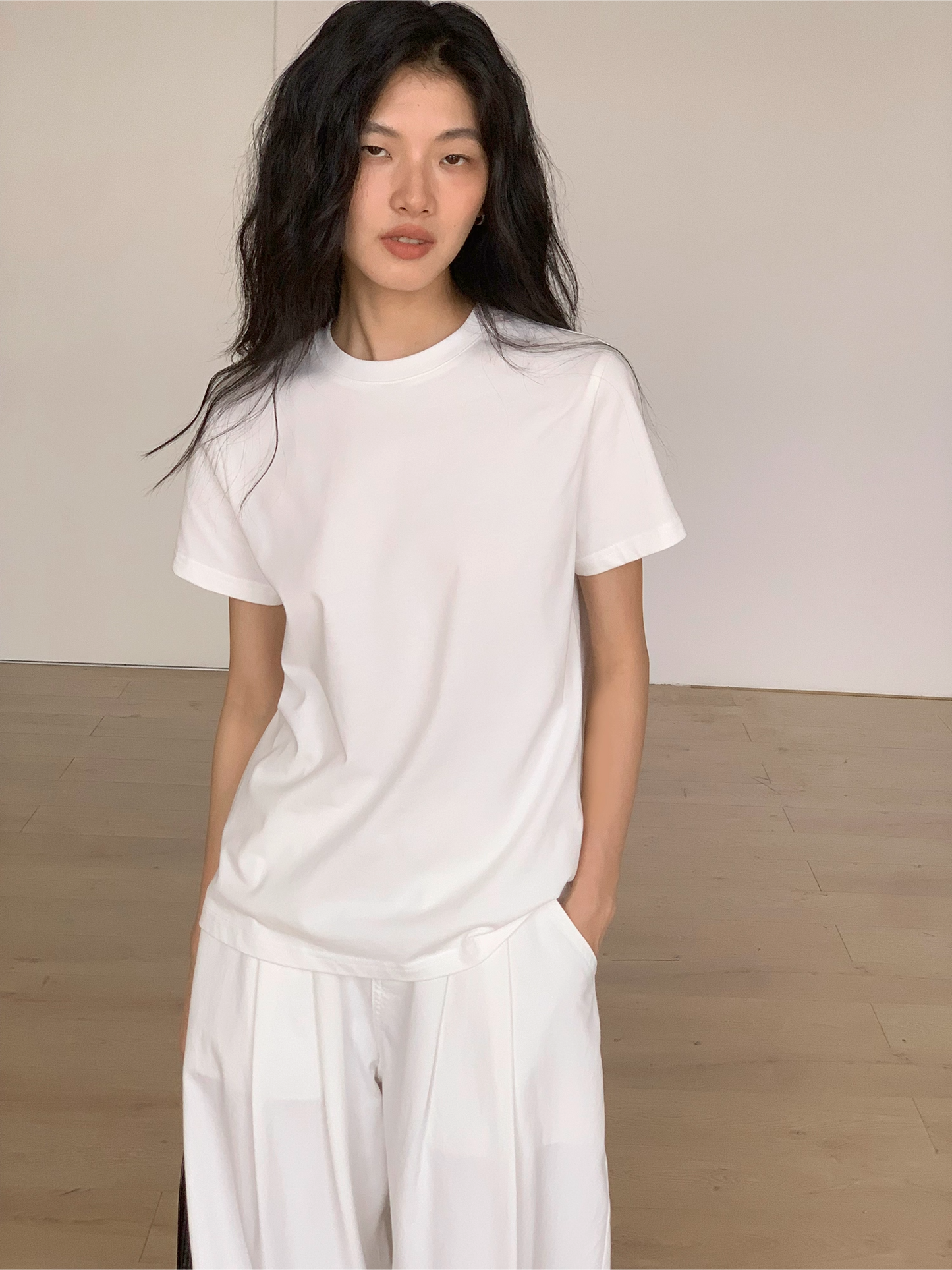 ベーシッククルーネックTシャツ 2094