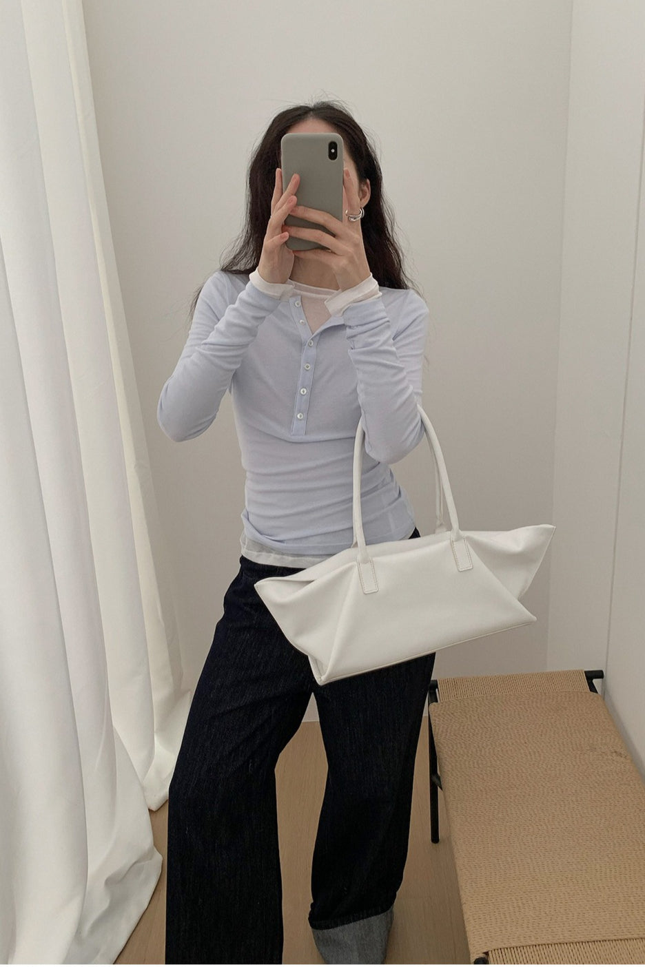 BUTTON HENLEY TOP 2314