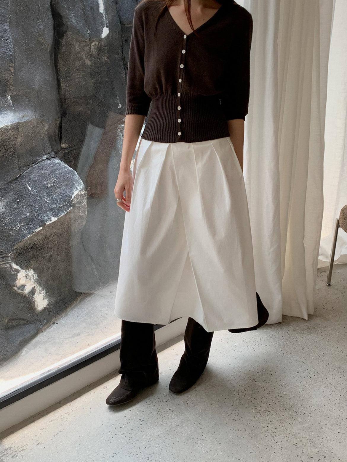 HIGH-WAIST CARDIGAN 2455