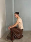 WASHER LEATHER SKIRT 2485