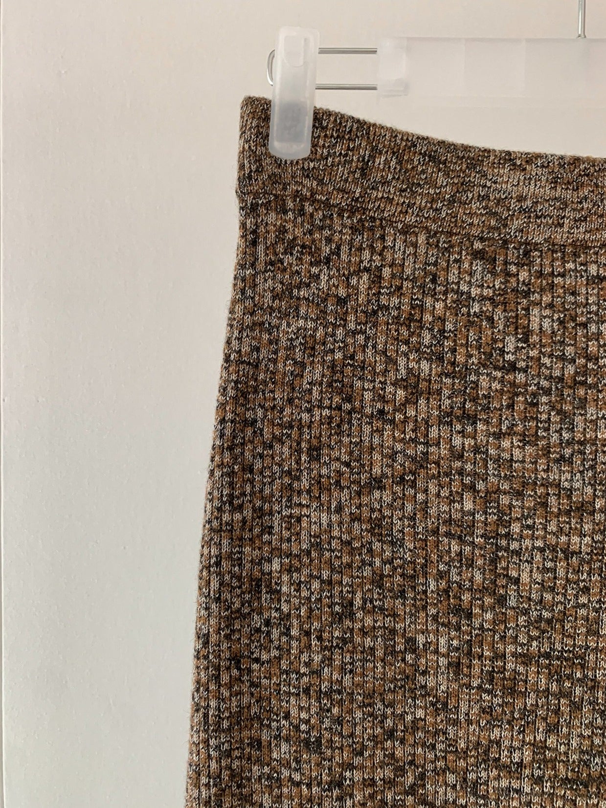 MIXED KNIT FITTED SKIRT 2469