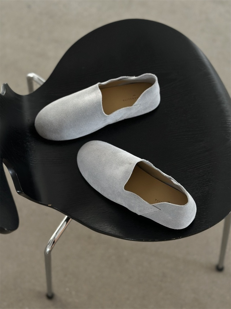 スエードフラットシューズ 2191