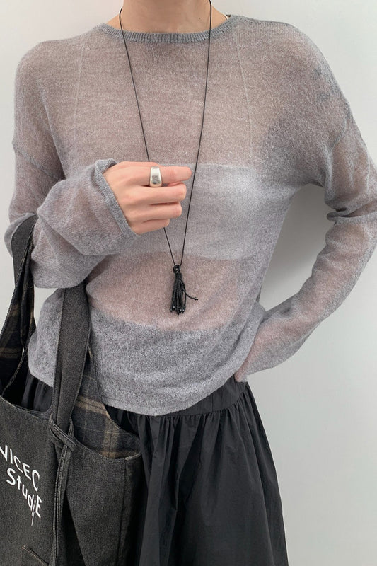 SEE THROUGH SUMMER KNIT 2298