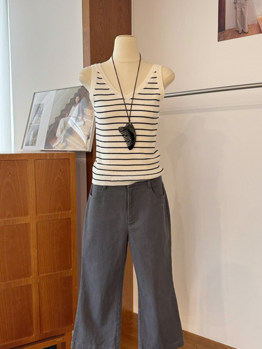 CROPPED FLARE PANTS 2471