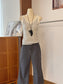 CROPPED FLARE PANTS 2471
