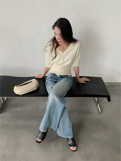 HIGH-WAIST CARDIGAN 2455