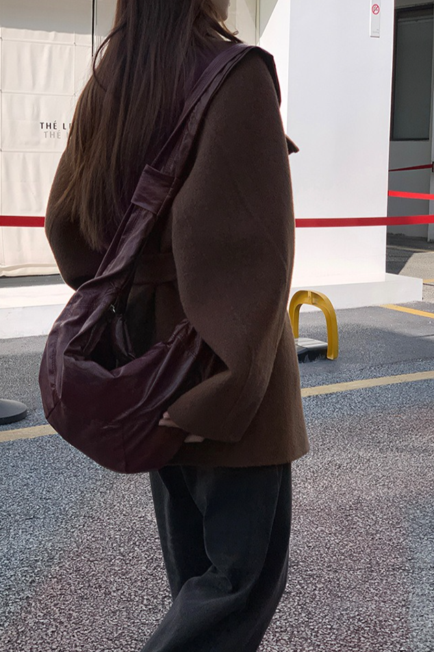 スタンドカラーウールコート 2221