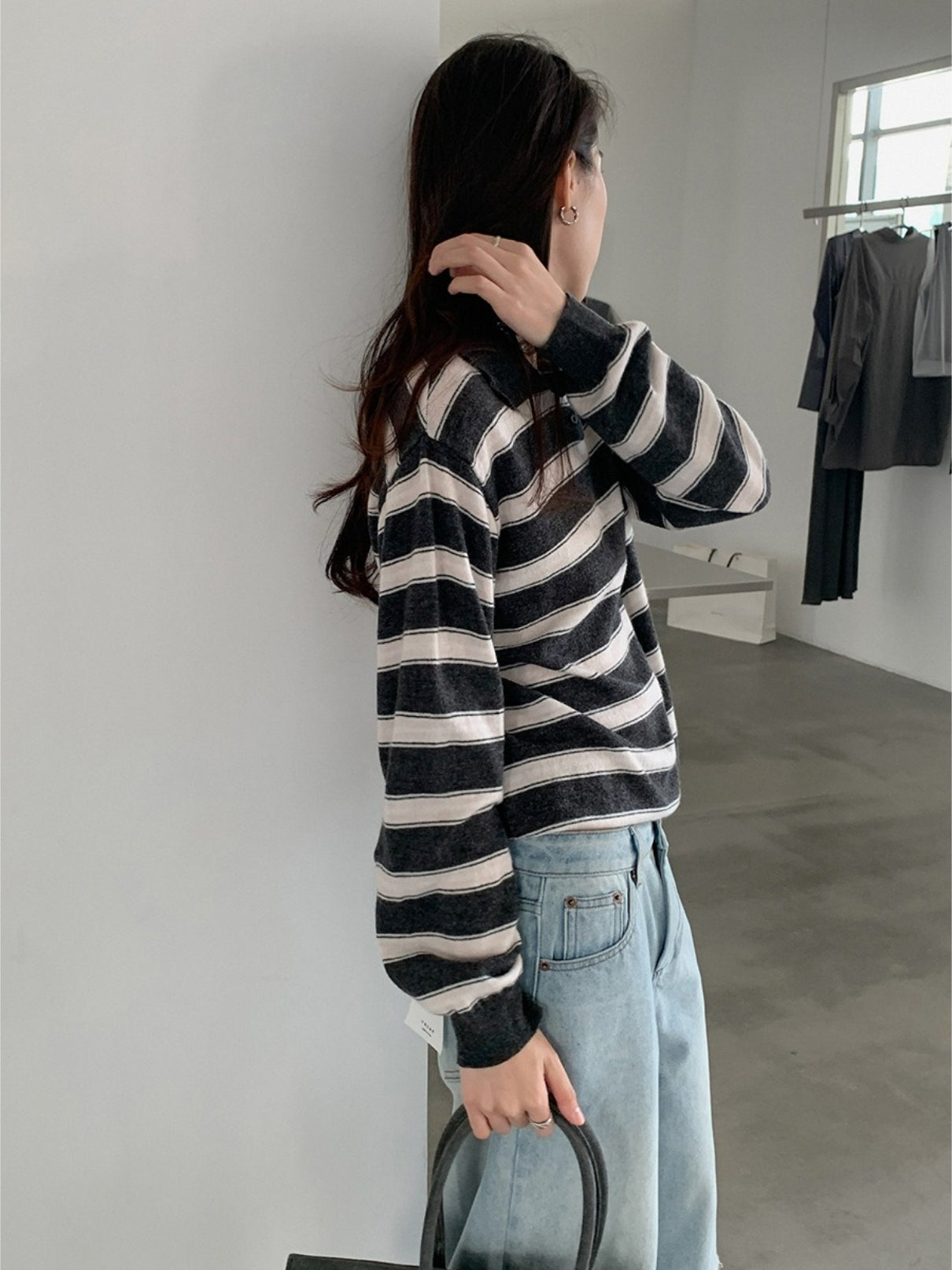 RETRO POLO SWEATER 2449