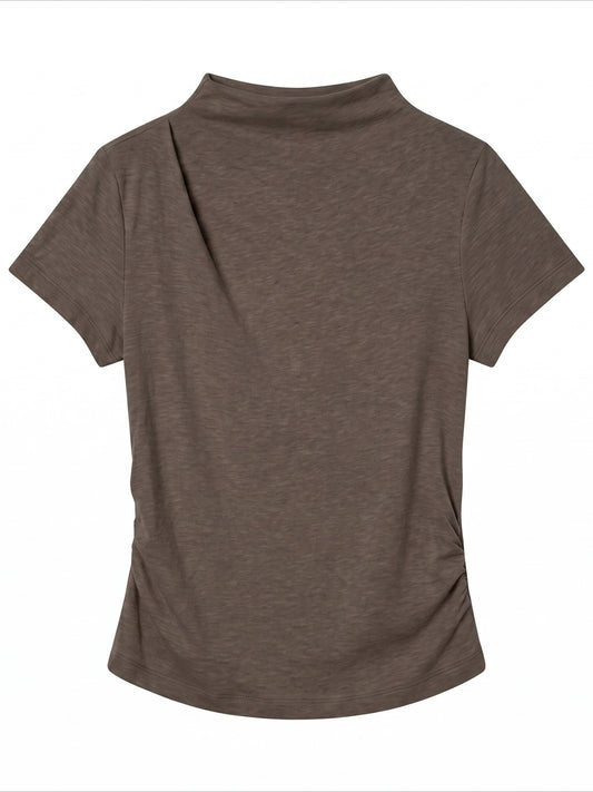 MINIMAL MOCK NECK TOP 2484