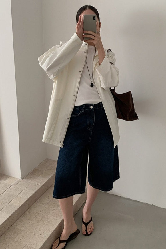 OVERSIZED STAND COLLAR JACKET 2321