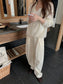 MOHAIR DEEP V-NECK KNIT 2465