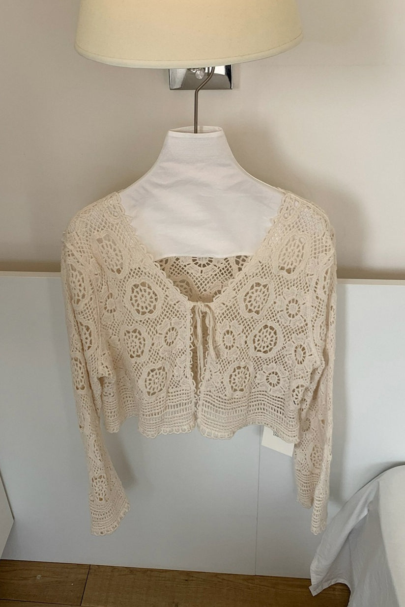 CROCHET LACE CARDIGAN 2315
