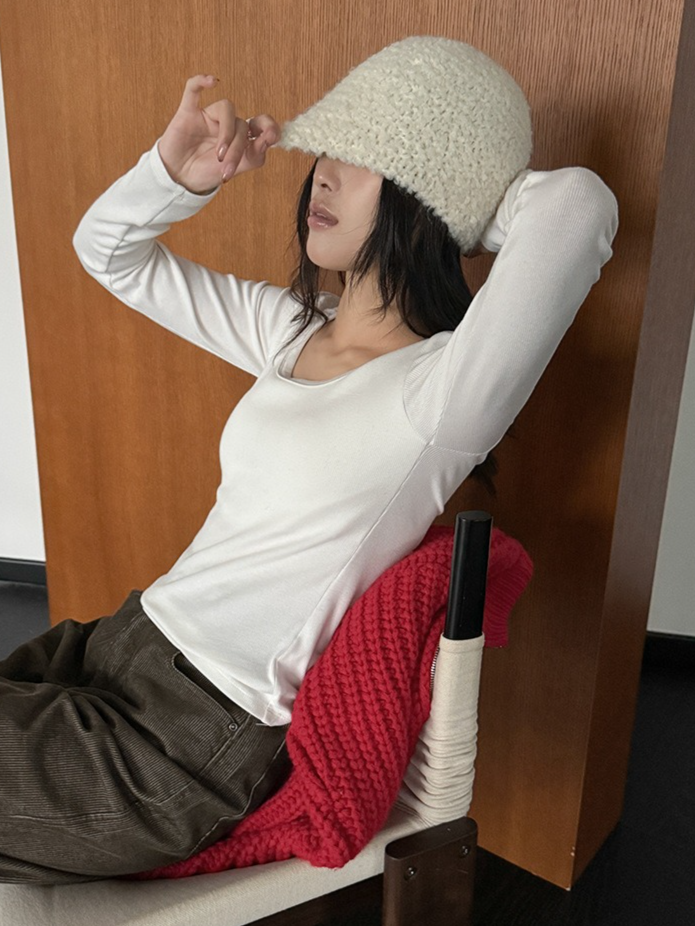 カップ付きロングTシャツ 2190