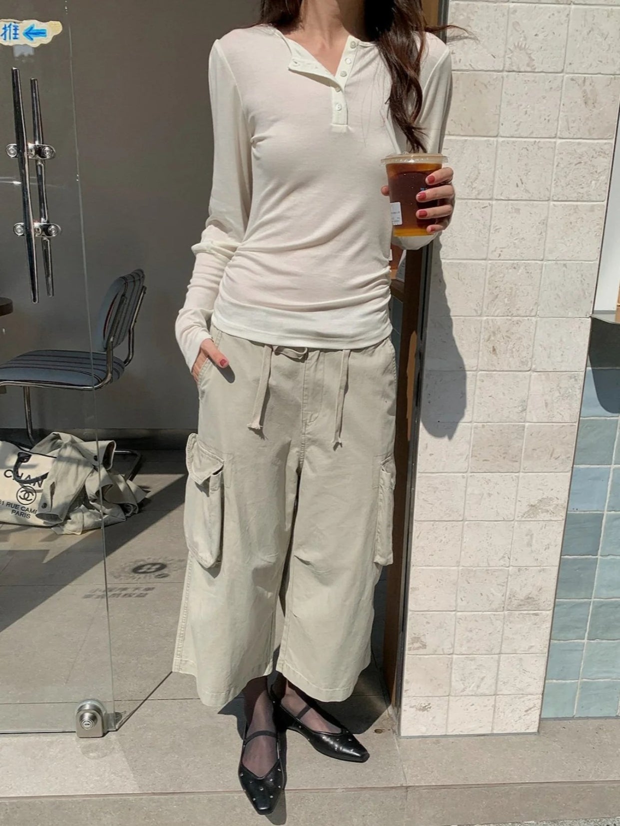 SOFT HENLEY PULLOVER 2457