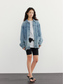 VINTAGE LOOK DENIM JACKET 2123