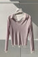 LAYERED SHEER COLLAR TOP–COLORS 2310