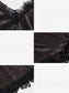 SHEER VELVET LACE V-TOP 2470